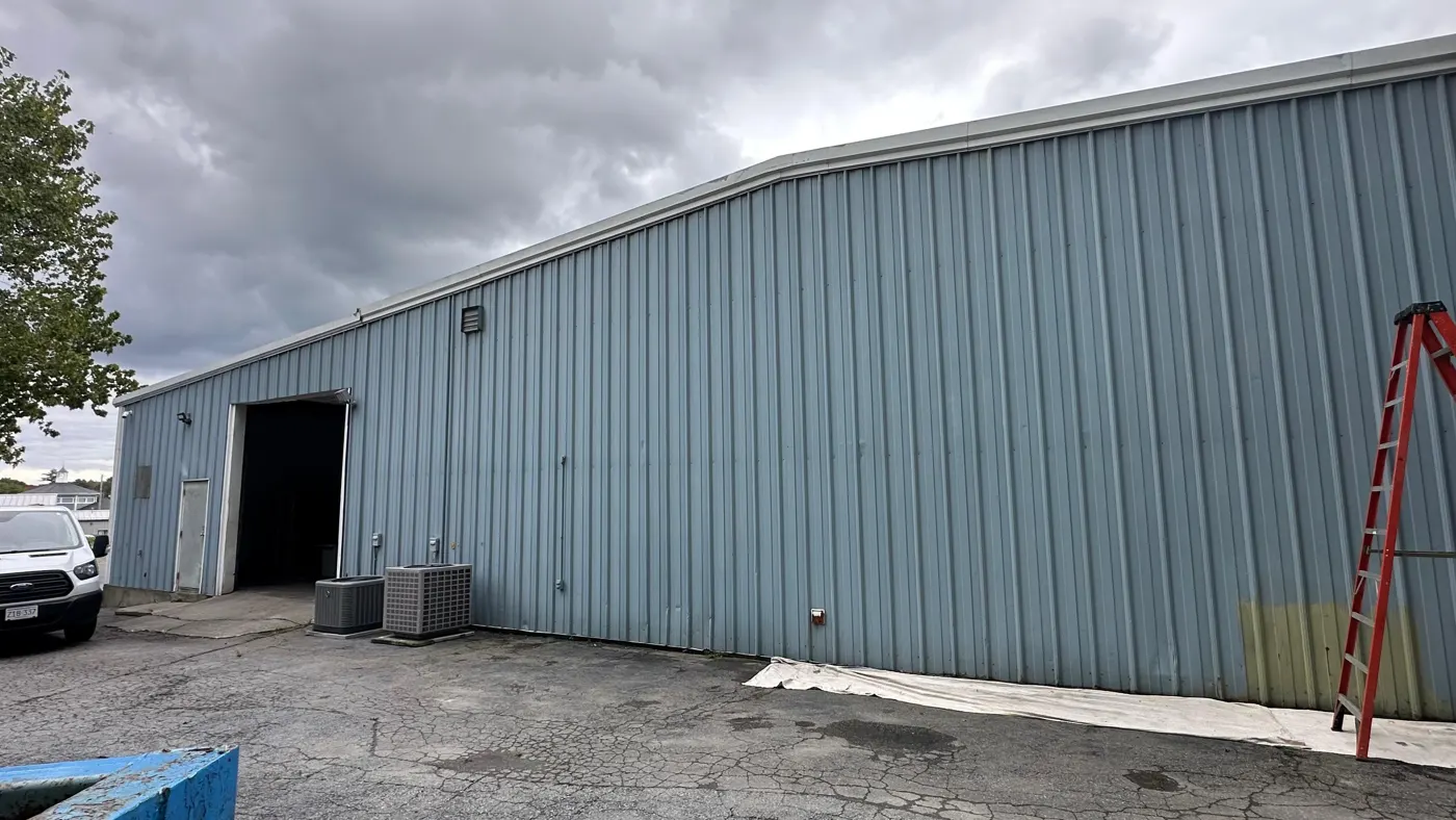 Exterior House Painting — Metal building repaint in Woonsocket, RI