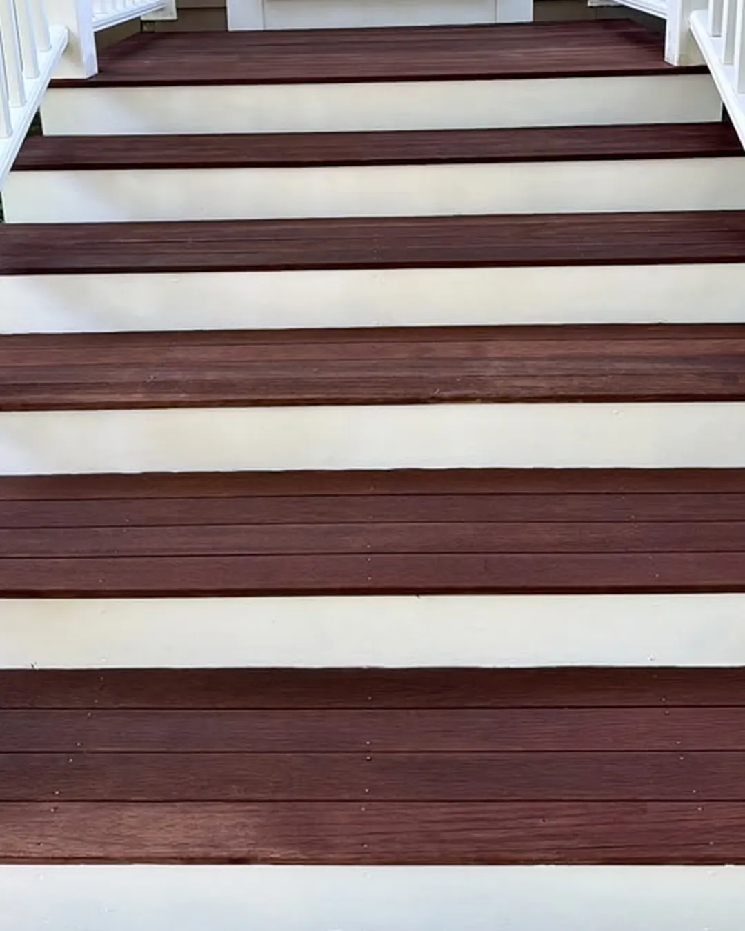Ceiling & Trim Painting in Woonsocket, RI — photo 3 — Close-up of the new porch & floor paint