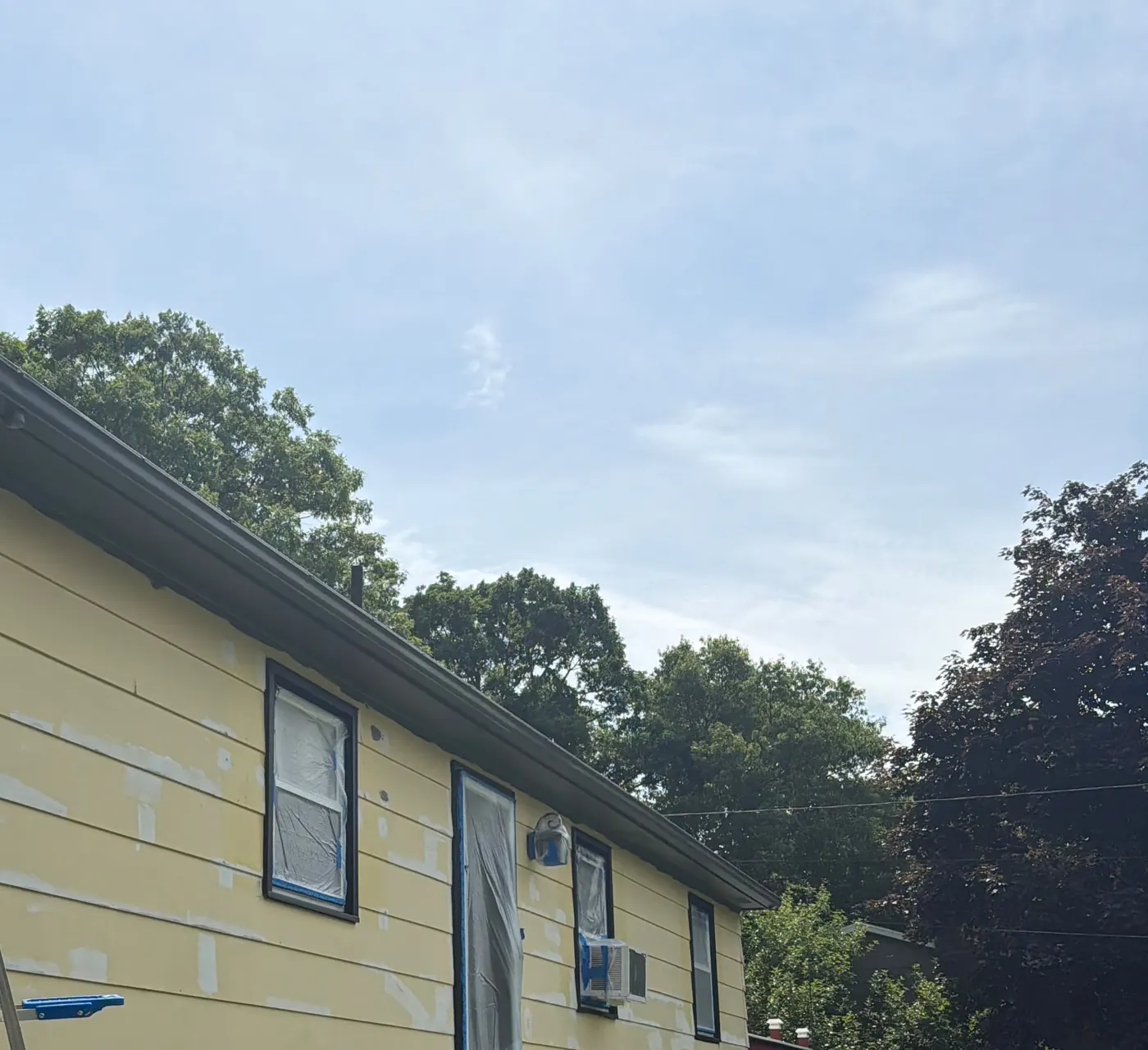 Power Washing in Lincoln, RI — photo 2 — Clean siding and trim after the rinse
