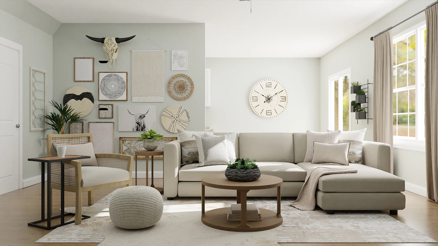 Interior Painting — Living room & hallway in Lincoln, RI